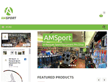 Tablet Screenshot of amsport.ca